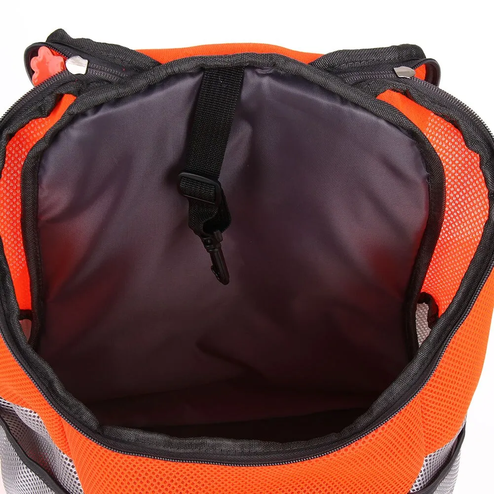 Sidiou Group Pet Backpack Pet Dog Front Bag Portable Travel Bag Mesh Backpack Double Shoulder Bag