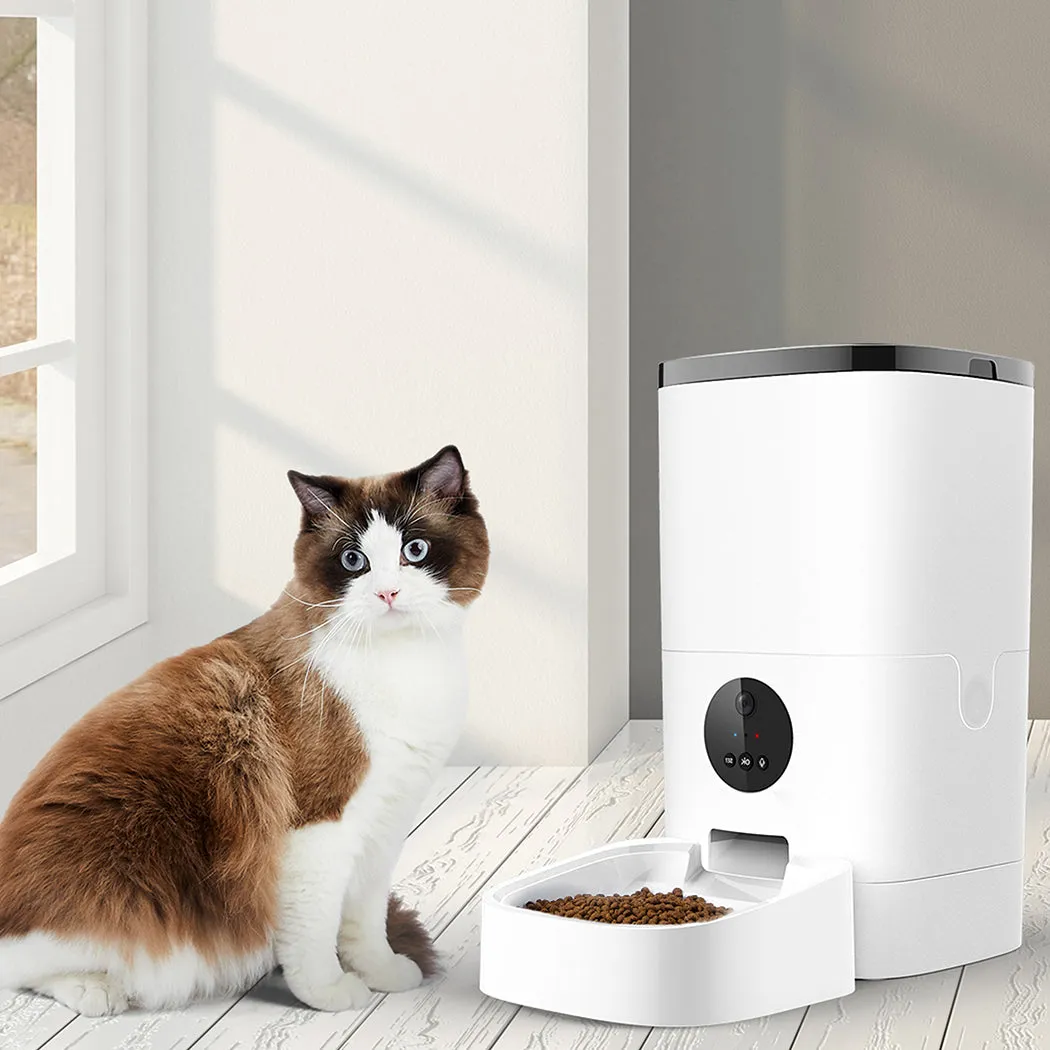 Smart Pet Feeder Automatic HD WiFi Camera Cat Dog Food Dispenser with App Control