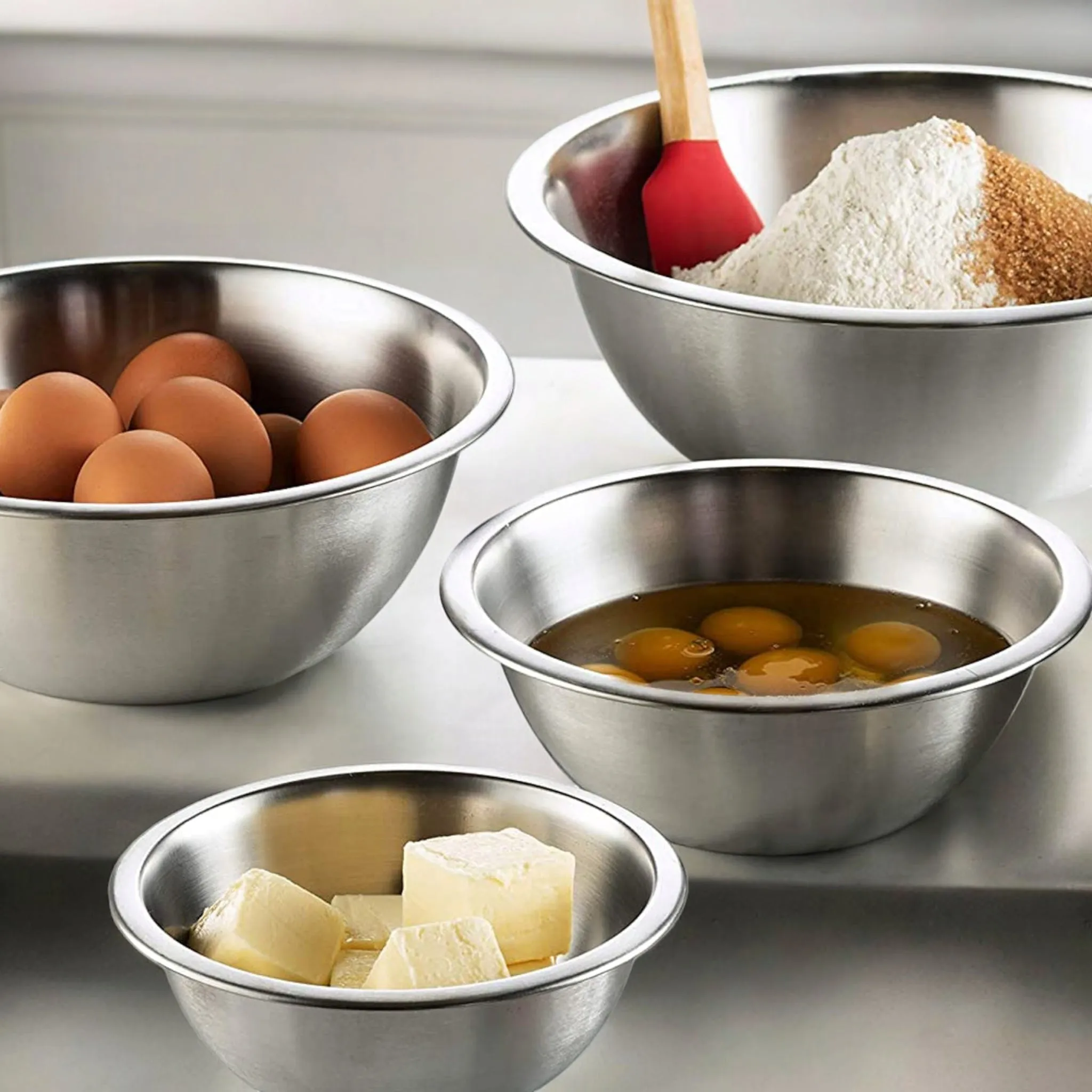 Stainless Steel Mixing Bowl 24cm  Medium