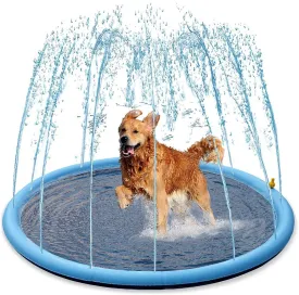 Thickened Splash Water Mat for Dogs, Summer Fun Water Toys for Dogs, 1 Pack