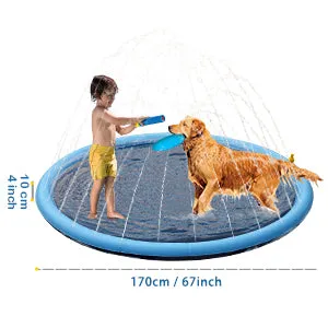 Thickened Splash Water Mat for Dogs, Summer Fun Water Toys for Dogs, 1 Pack