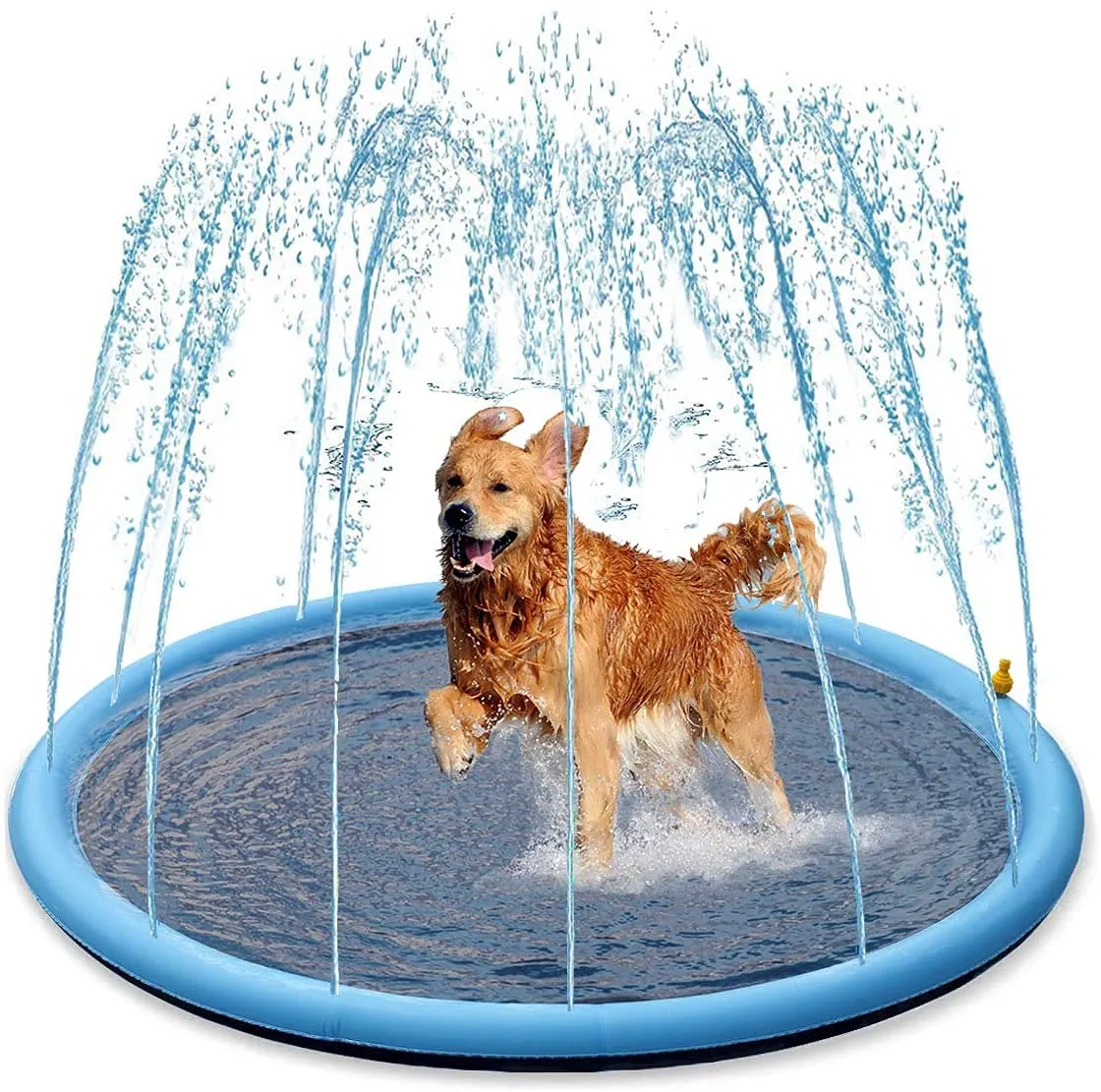 Thickened Splash Water Mat for Dogs, Summer Fun Water Toys for Dogs, 1 Pack
