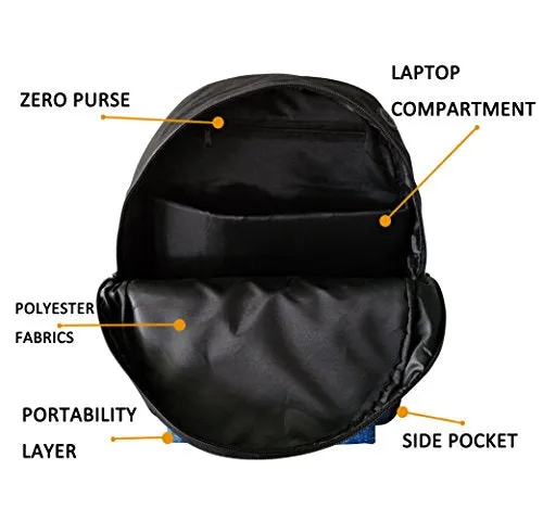 Thikin 15 Inch Durable Canvas Backpack Animal Pet Puppies Girls School Bags