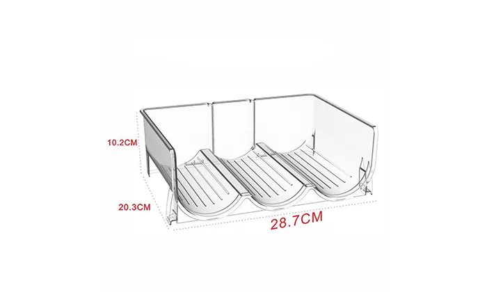 Transparent Water Bottle Rack