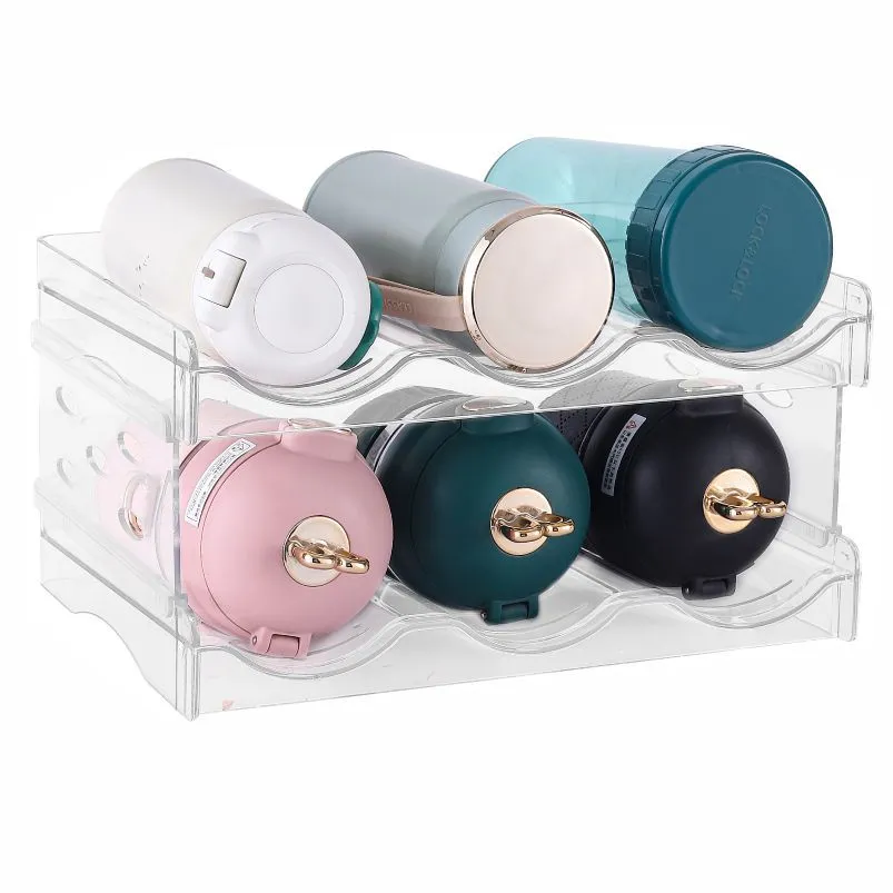 Transparent Water Bottle Rack