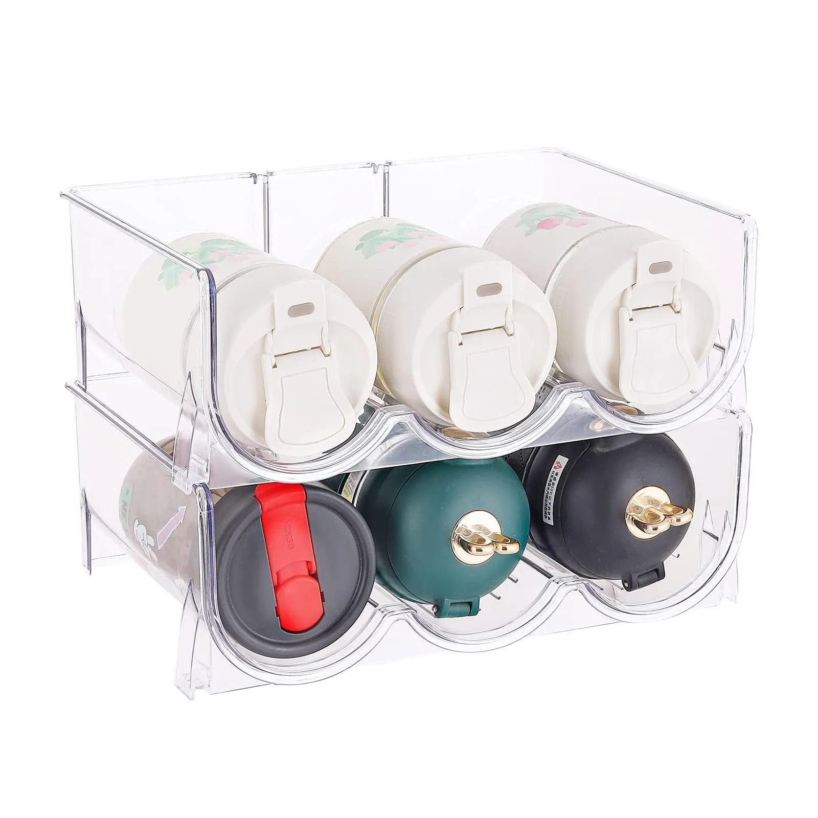 Transparent Water Bottle Rack