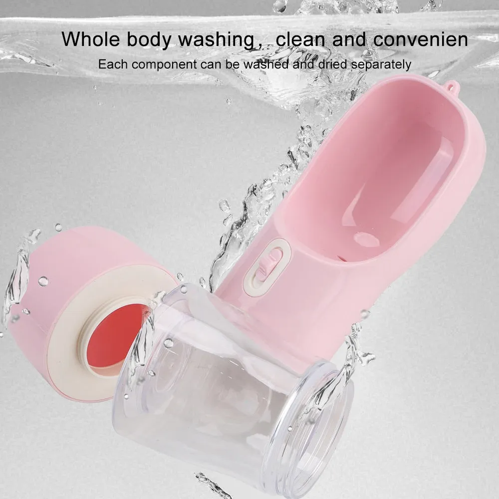 Travel Pet Water & Treat Bottle