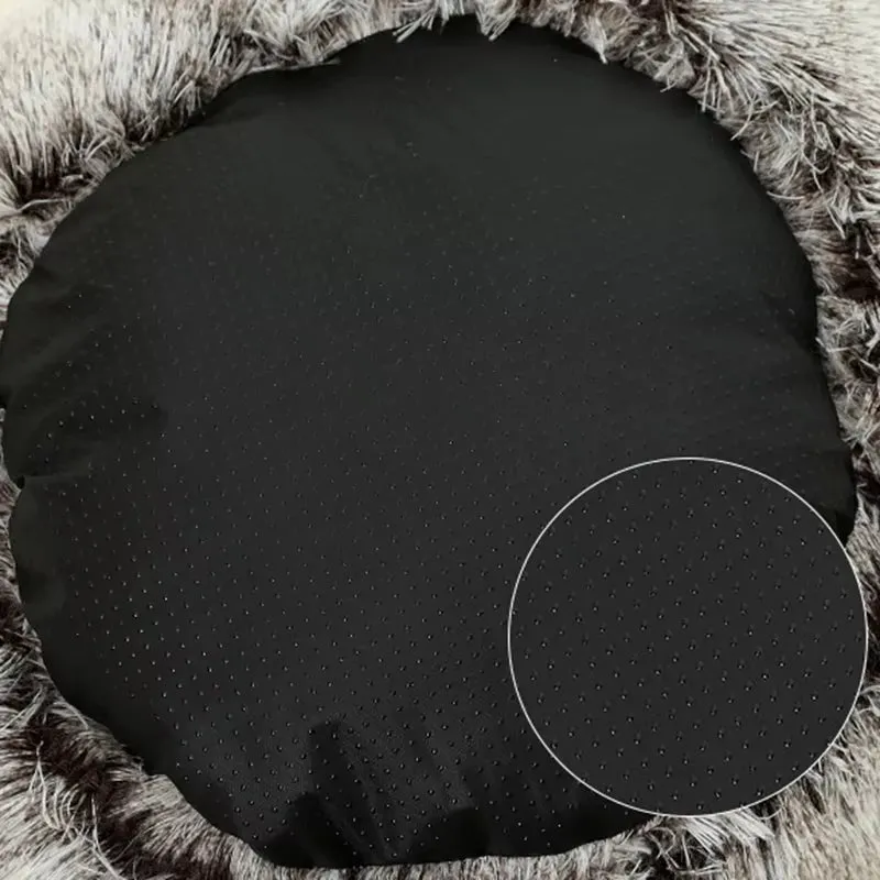 Winter Plush Round Cat Bed & Sleep Bag