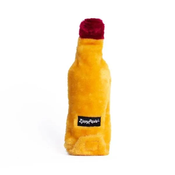 ZippyPaws Happy Hour Crusherz Tequila Plush Dog Toy (Tequila)